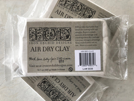 Air Dry Clay IOD by Iron Orchid Designs 14 ounces, Moulding Clay, Molding Clay Sculpting Clay, Ships in 1-2 days!
