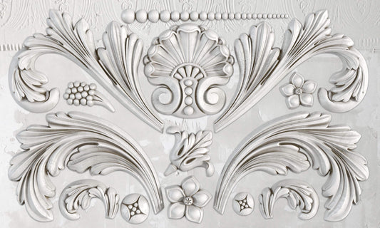 IOD Acanthus Scroll 6x10 Decor Mould