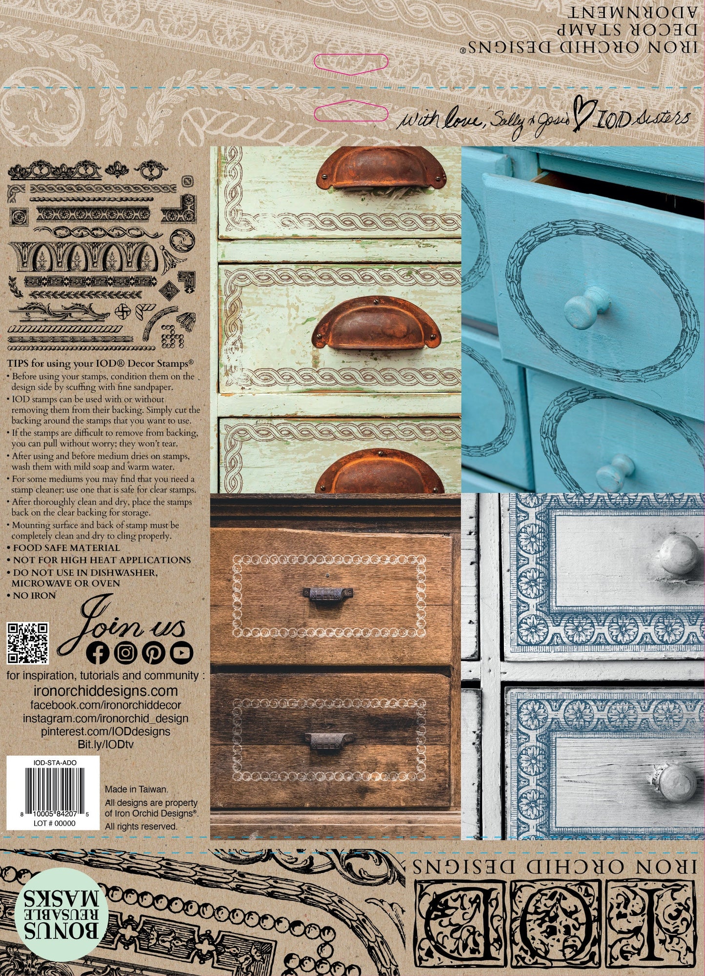 IOD Adornment Stamp