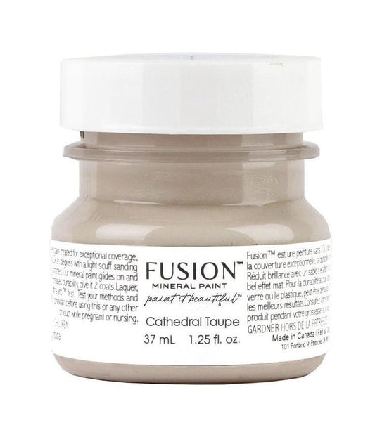 Cathedral Taupe Fusion Mineral Tester size, 37 mL