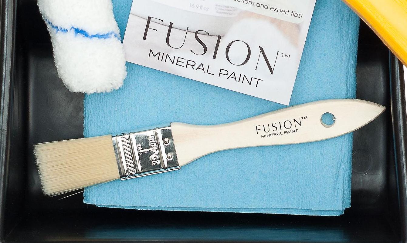 Fusion Mineral Paint Roller and Brush Kit
