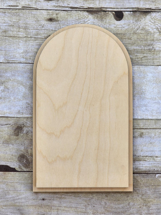 Arch Wood Frame, 12 x 7 Wooden Frames