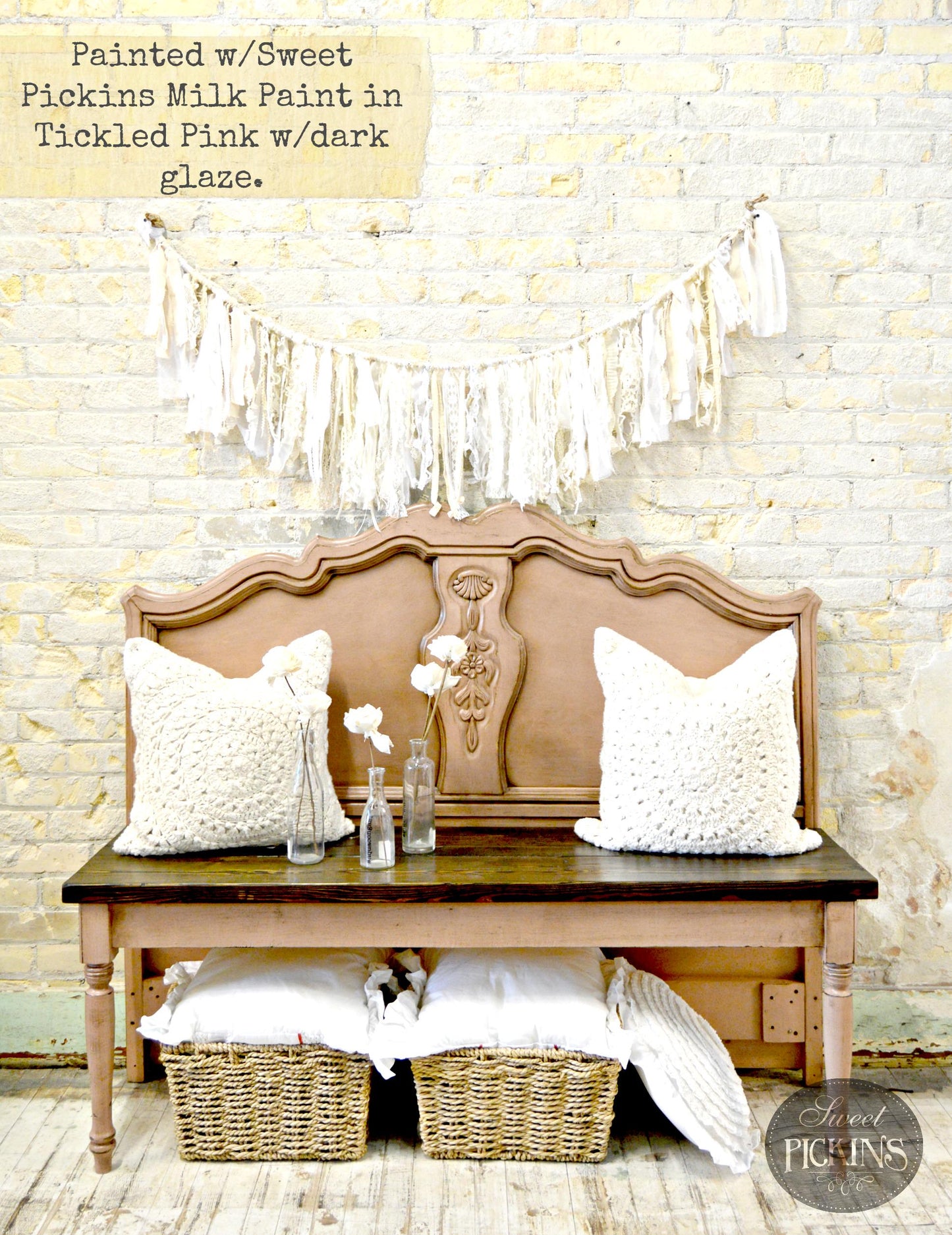 Sweet Pickins Milk Paint - Tickled Pink