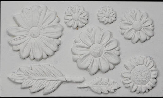 IOD He Loves Me 6x10 Decor Mould, Moulds Use With Clay, Resin Crafts Signs Sugar Arts Furniture Fall Decor, Rosettes Mold
