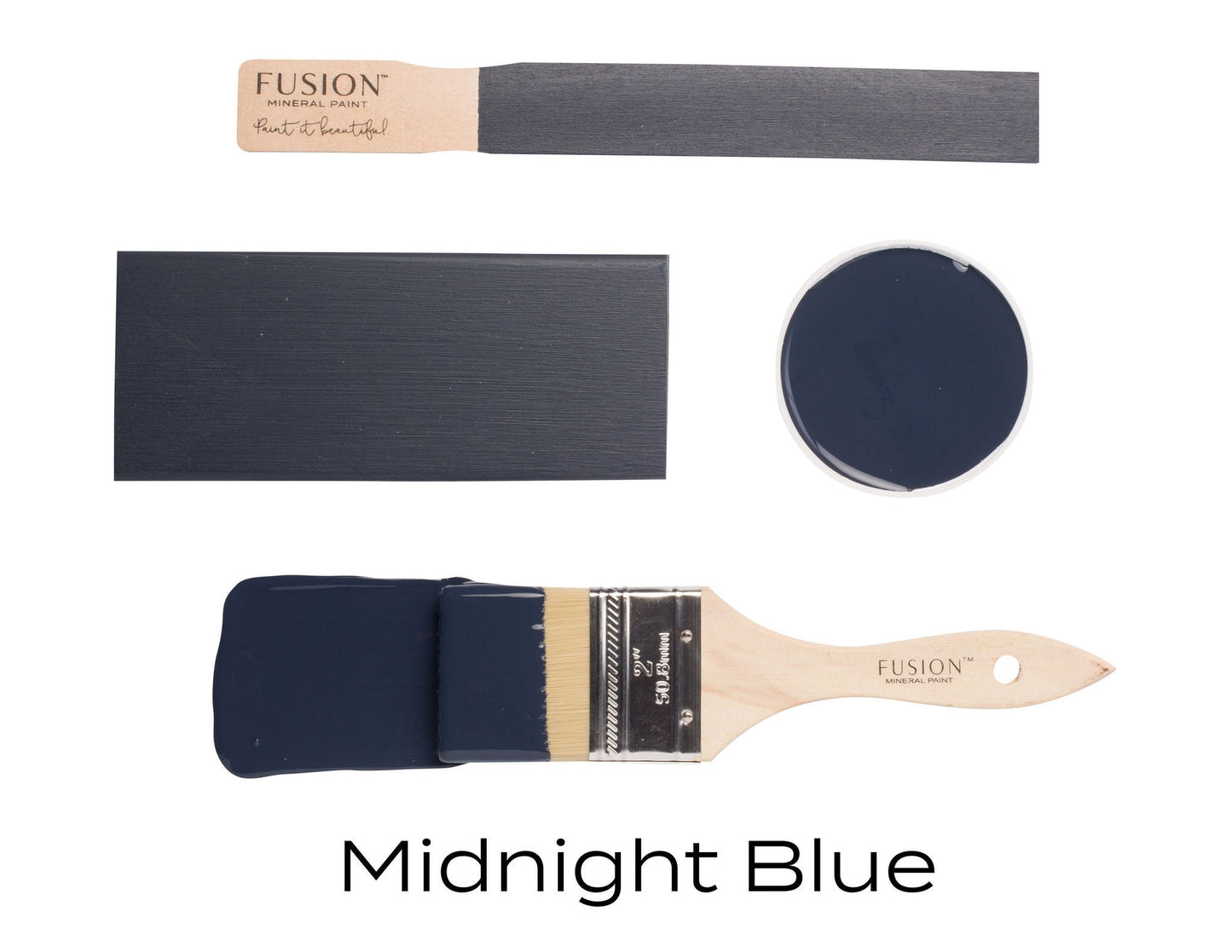 Midnight Blue Mineral Paint Pint