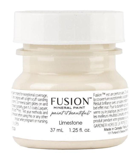 Limestone Fusion Mineral Paint Tester size, 37 mL