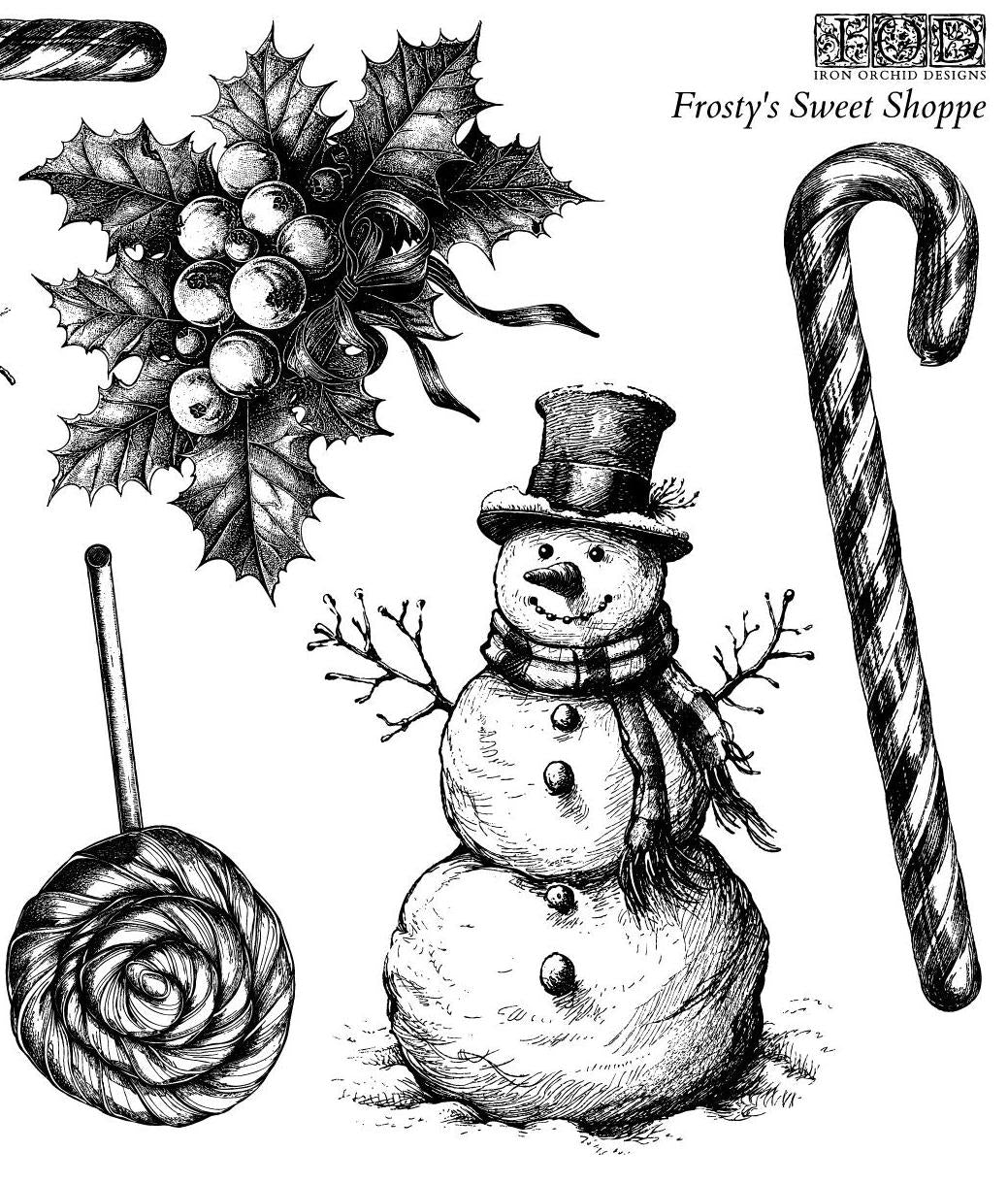 IOD Frosty's Sweet Shoppe Stamp