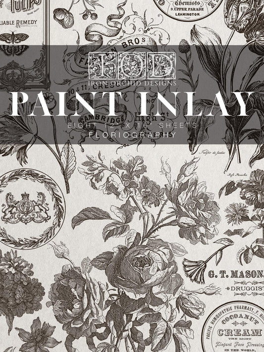 Floriography, IOD Paint Inlay