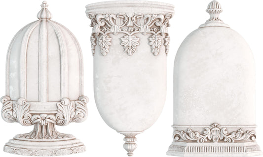 NEW Les Cloches 6x10 IOD Decor Mould, Moulds Clay or Resin Crafts Sign Sugar Art Furniture Decor, Cloche, Glass Look Mold Ship in 1 day!