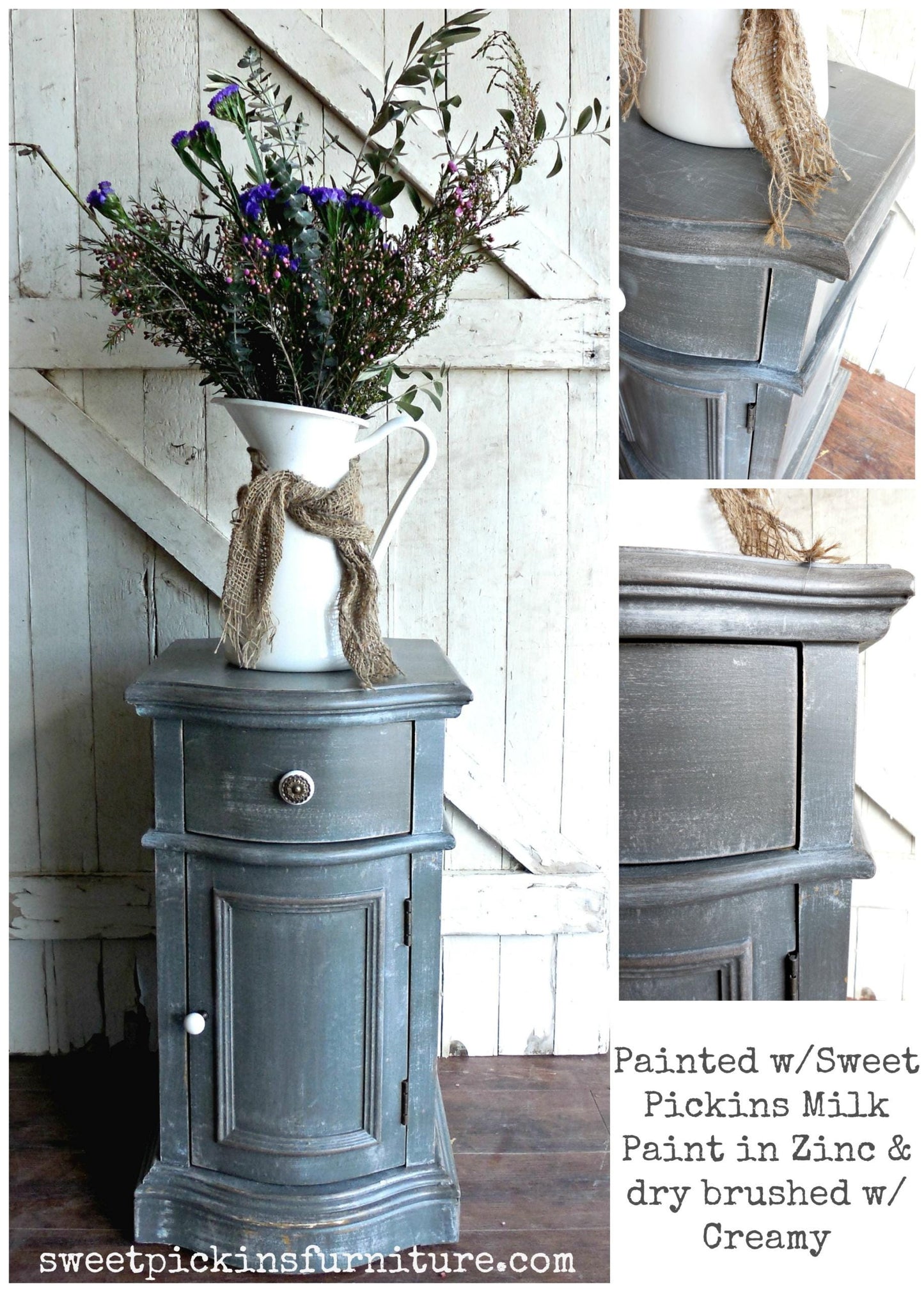 Sweet Pickins Milk Paint - Zinc