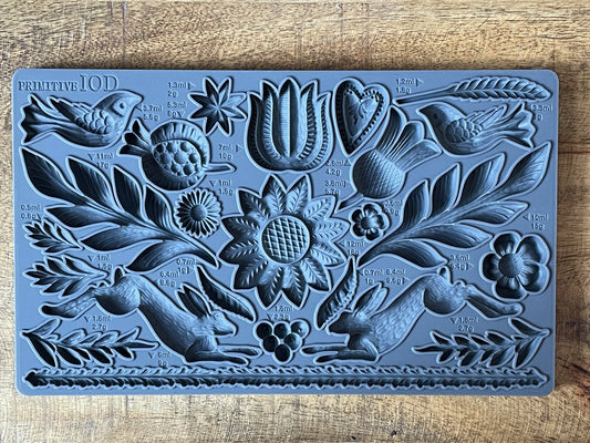 IOD Primitive 6x10 Decor Mould