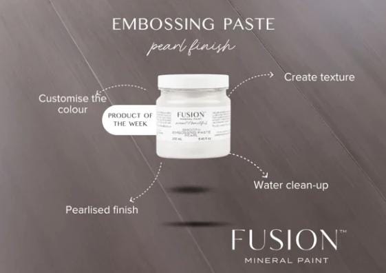 Fusion Mineral Paint Smooth Embossing Paste