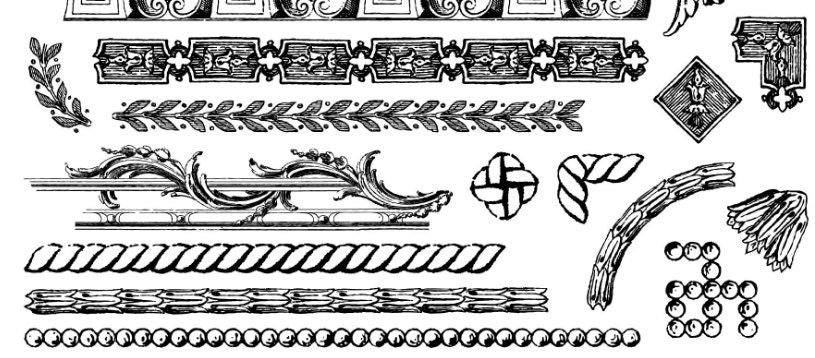 IOD Adornment Stamp