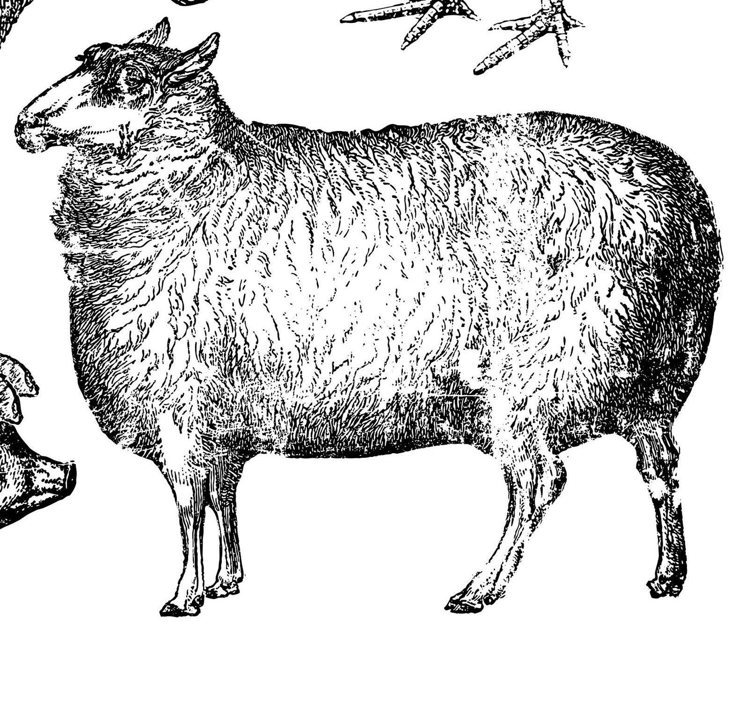 IOD Farm Animals Stamp