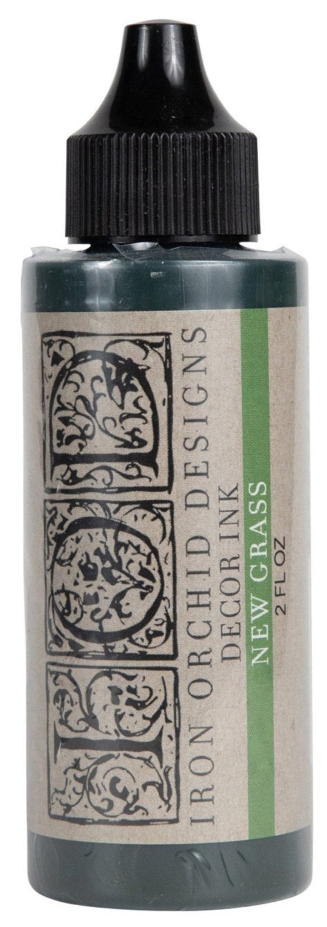 IOD New Grass Green Stamp Decor Ink