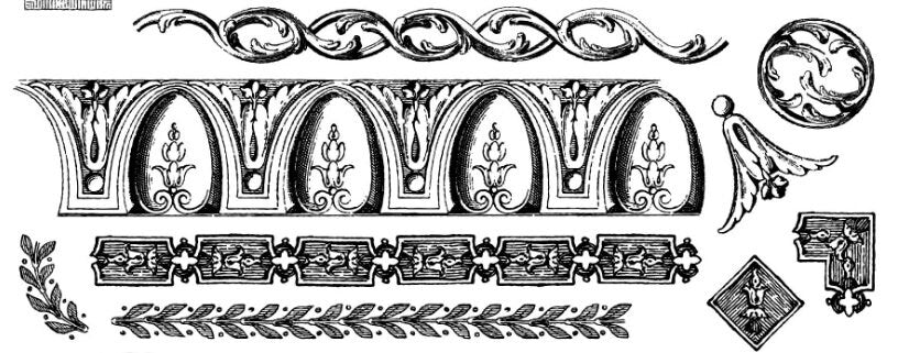 IOD Adornment Stamp