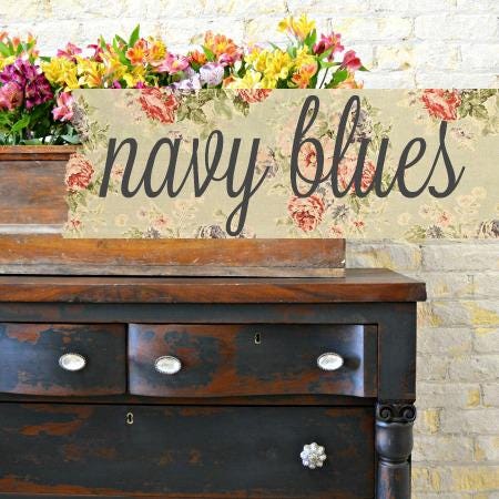 Sweet Pickins Milk Paint - Navy Blues