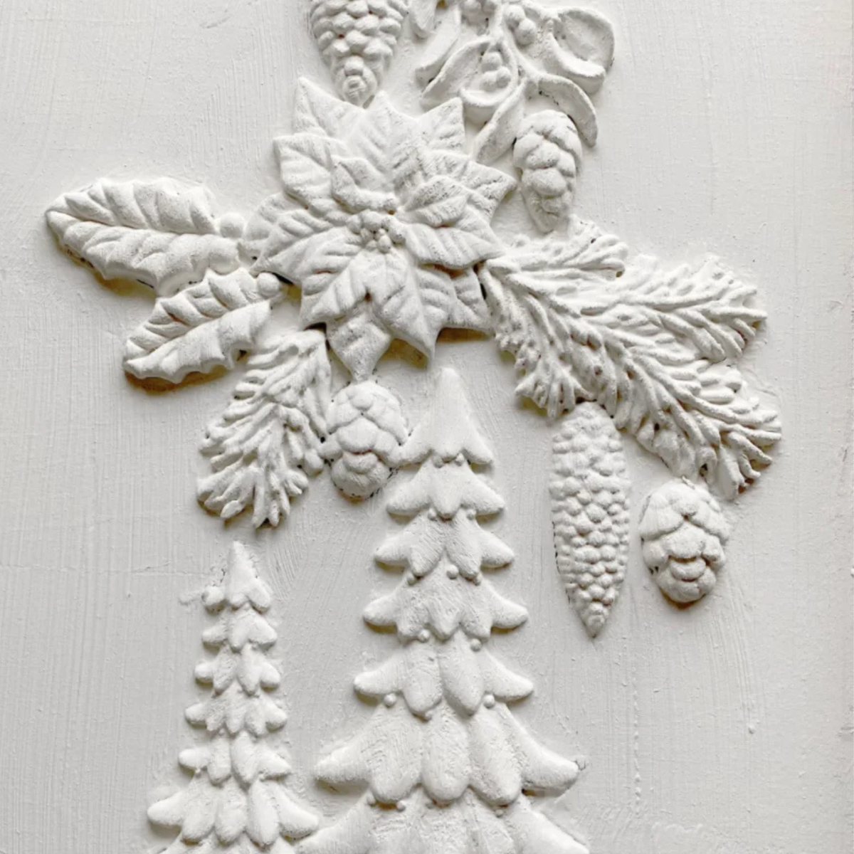 *PREORDER*  IOD Boughs of Holly Mould • Iron Orchid Designs • 6×10 Holiday Sign Mould • Ships in 1–2 Days (Copy)