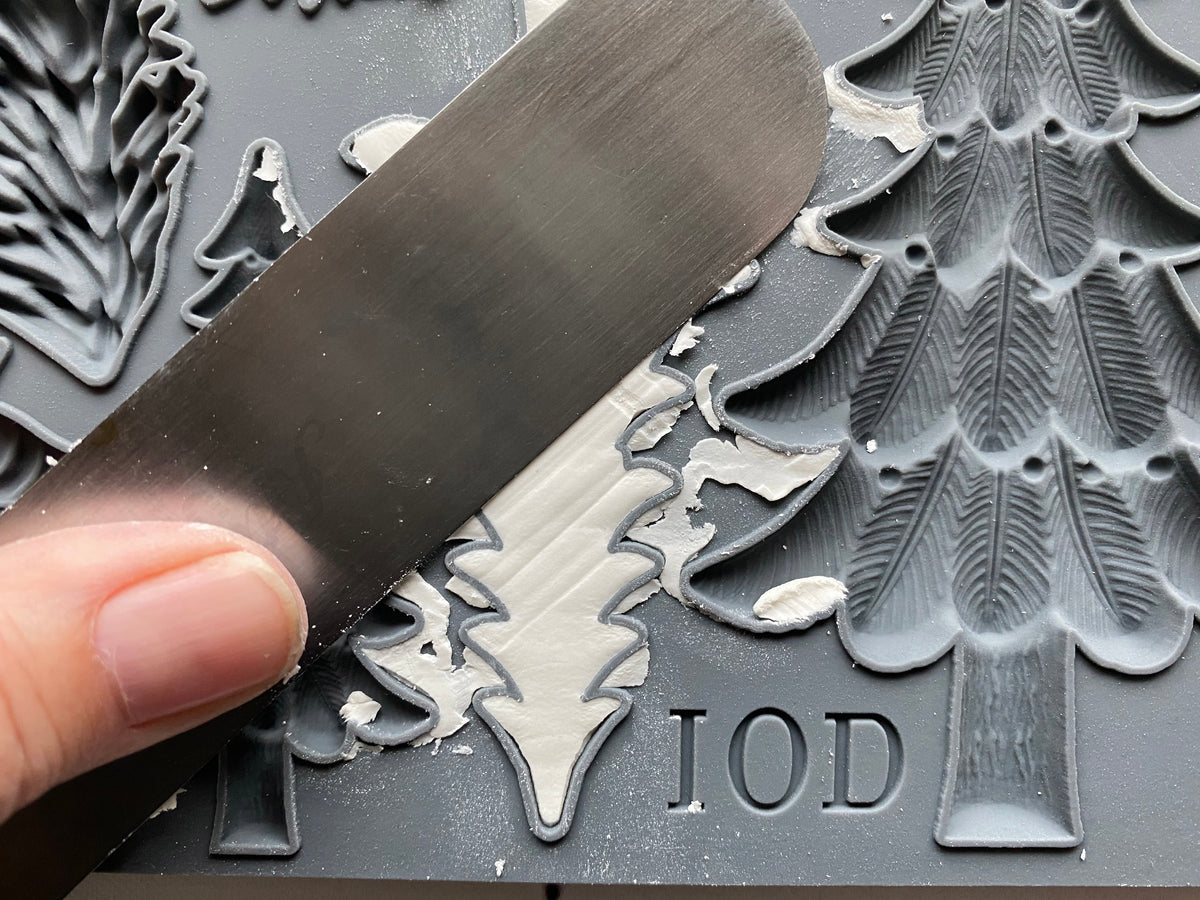 *PREORDER*  IOD Boughs of Holly Mould • Iron Orchid Designs • 6×10 Holiday Sign Mould • Ships in 1–2 Days (Copy)
