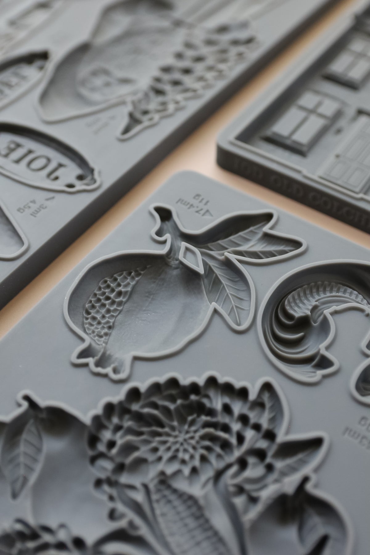 IOD Cornucopias Mould • Iron Orchid Designs • 6×10 Harvest Cornucopia & Autumn Botanical Mould • Ships in 1–2 Days