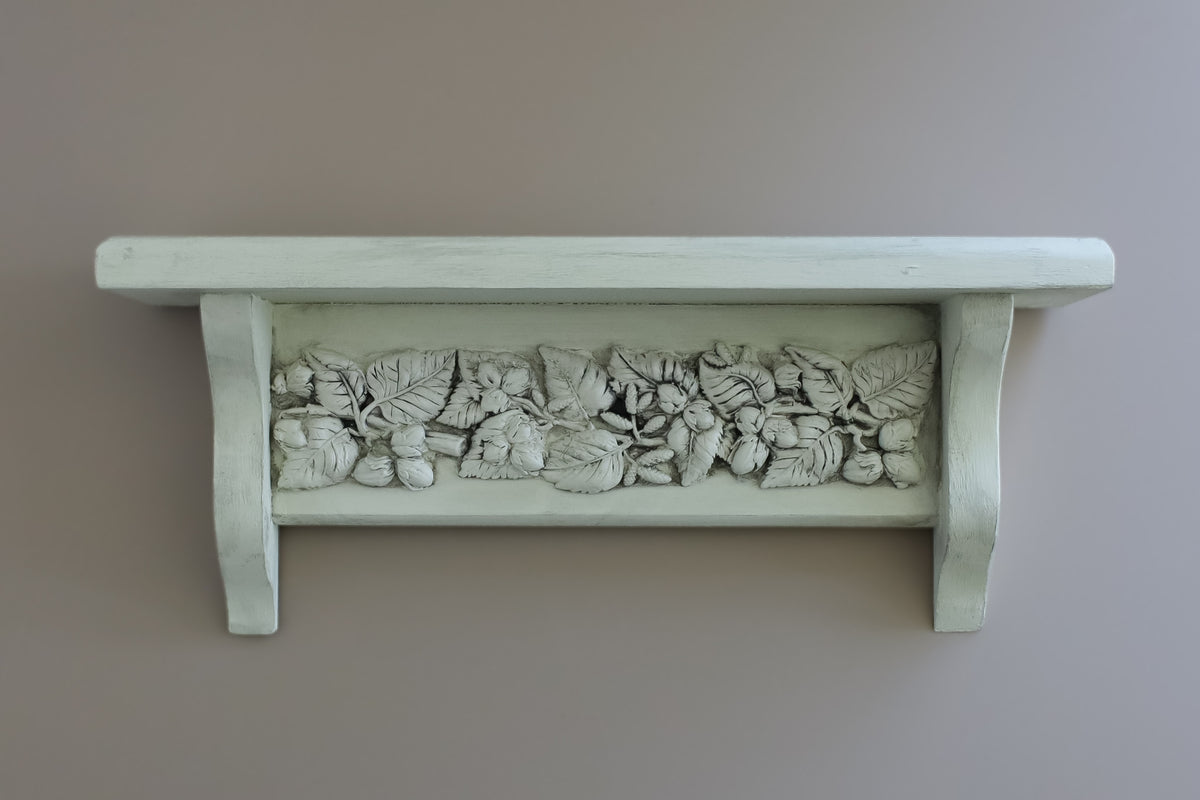 IOD Hazel & Bay Mould • Iron Orchid Designs • 6×10 Hazelnut and Bayberry Botanical Branch Mould • Ships in 1–2 Days