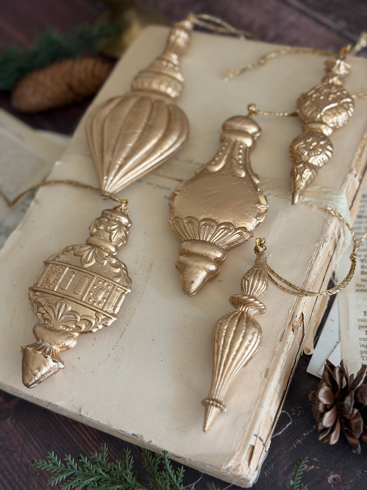 *PREORDER*  IOD Baubles Mould • Iron Orchid Designs • 6×10 Holiday Sign Mould • Ships in 1–2 Days