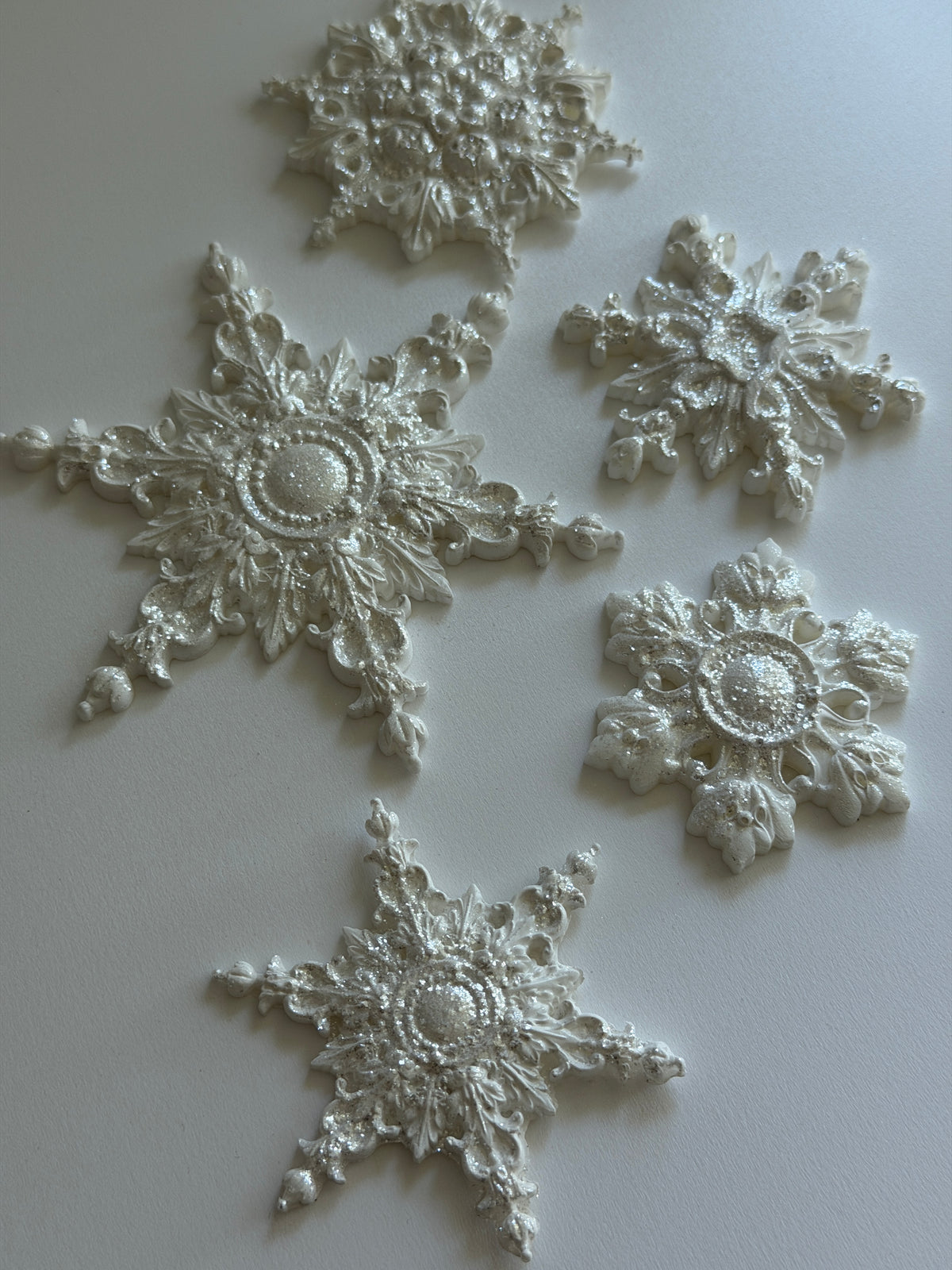 *PREORDER*  IOD Snowflakes Mould • Iron Orchid Designs • 6×10 Holiday Sign Mould • Ships in 1–2 Days