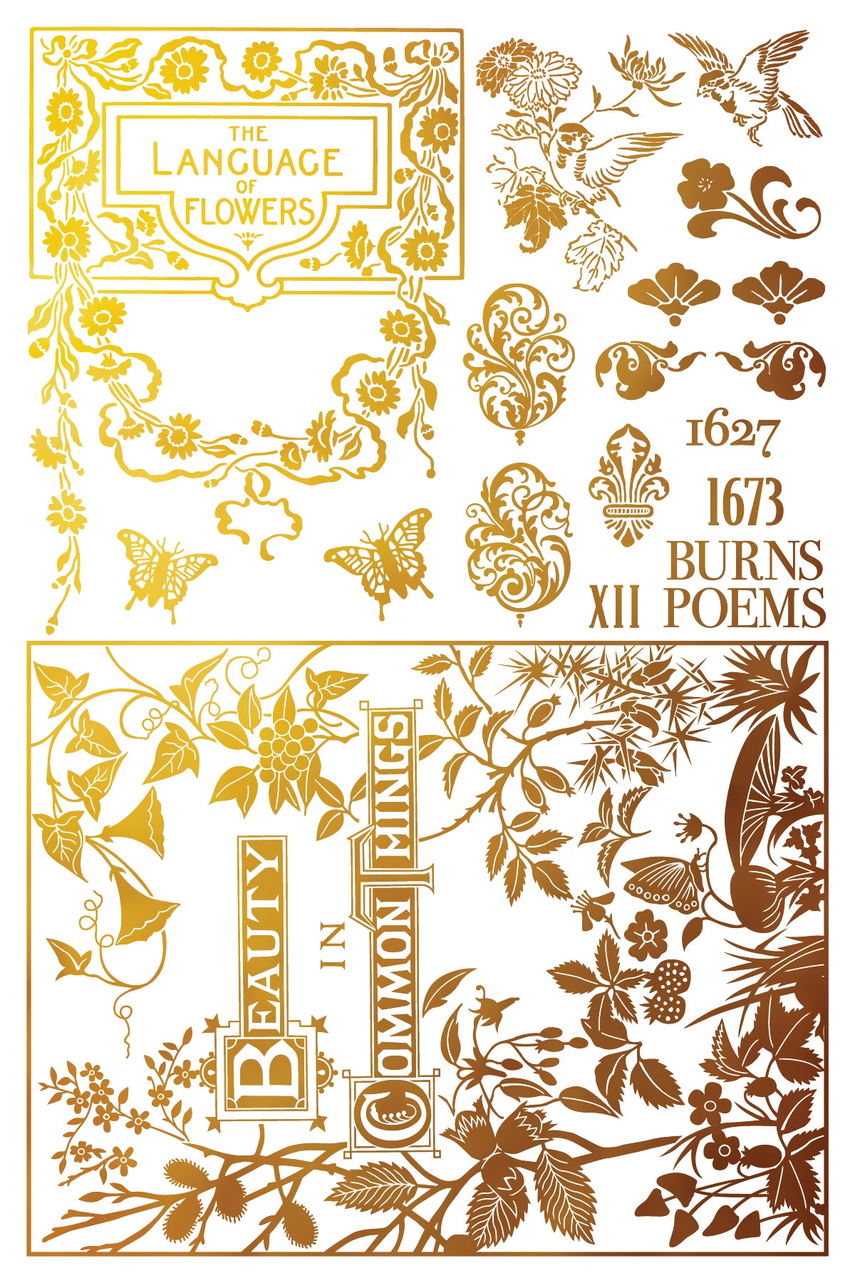 IOD Athenæum Gilded Foil Transfer Pad with (8) 12 X 8 Sheets