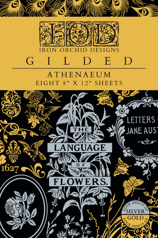 IOD Athenæum Gilded Foil Transfer Pad with (8) 12 X 8 Sheets