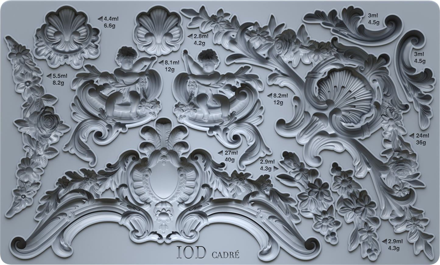 IOD Cadre 6x10 Decor Mould