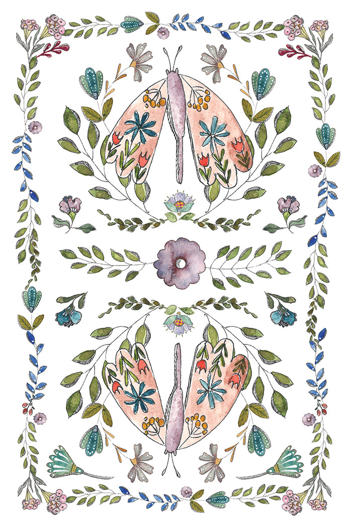 IOD Fern Fables Transfer Pad with (8) 8 x 12 Sheets