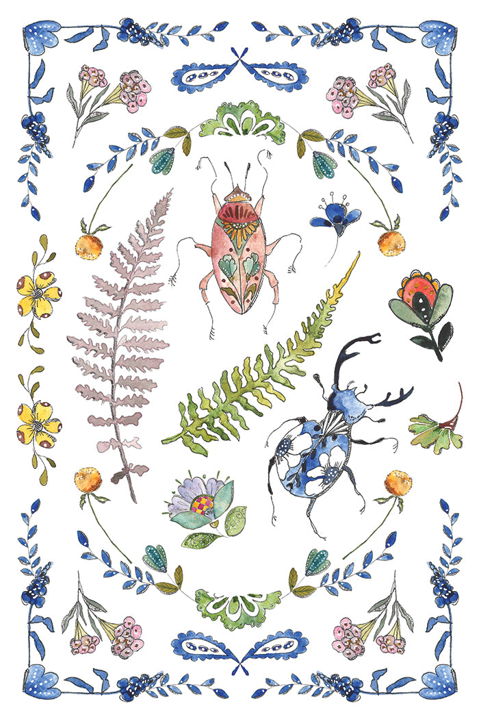 IOD Fern Fables Transfer Pad with (8) 8 x 12 Sheets