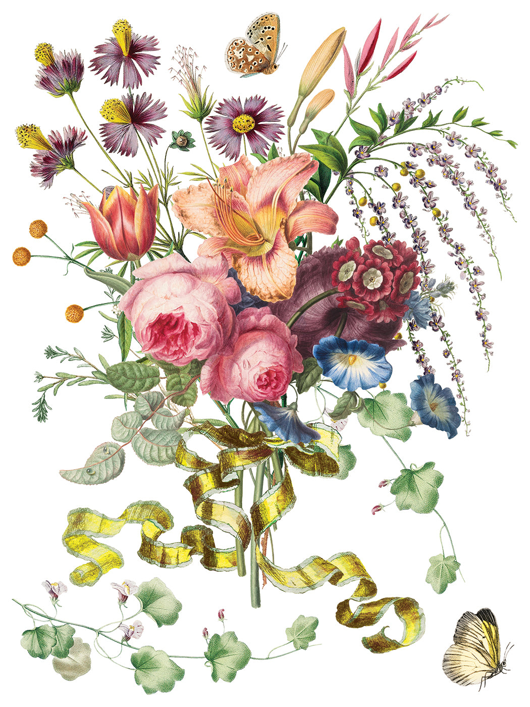 IOD Marché des Fleurs Transfer Pad with (8) 12 X 16 Sheets