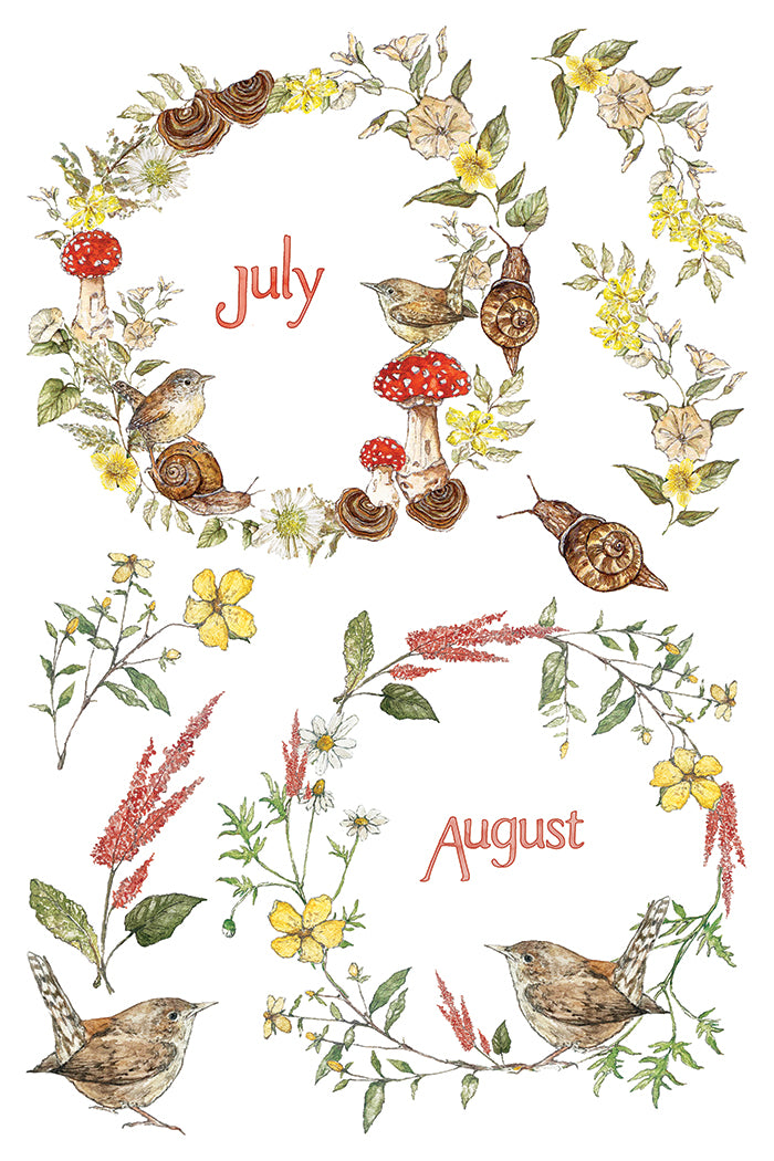 IOD The Bramblewood Diaries Transfer • Iron Orchid Designs • 8×12 Woodland Animals & Seasonal Botanical Wreaths • Ships in 1–2 Days