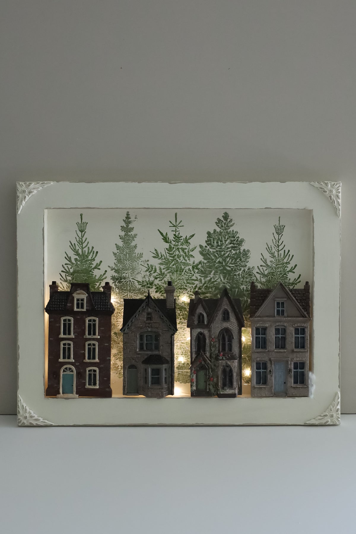 IOD Old Colchester Road Mould • Iron Orchid Designs • 6×10 Tall Historic House & Village Facade Mould • Ships in 1–2 Days
