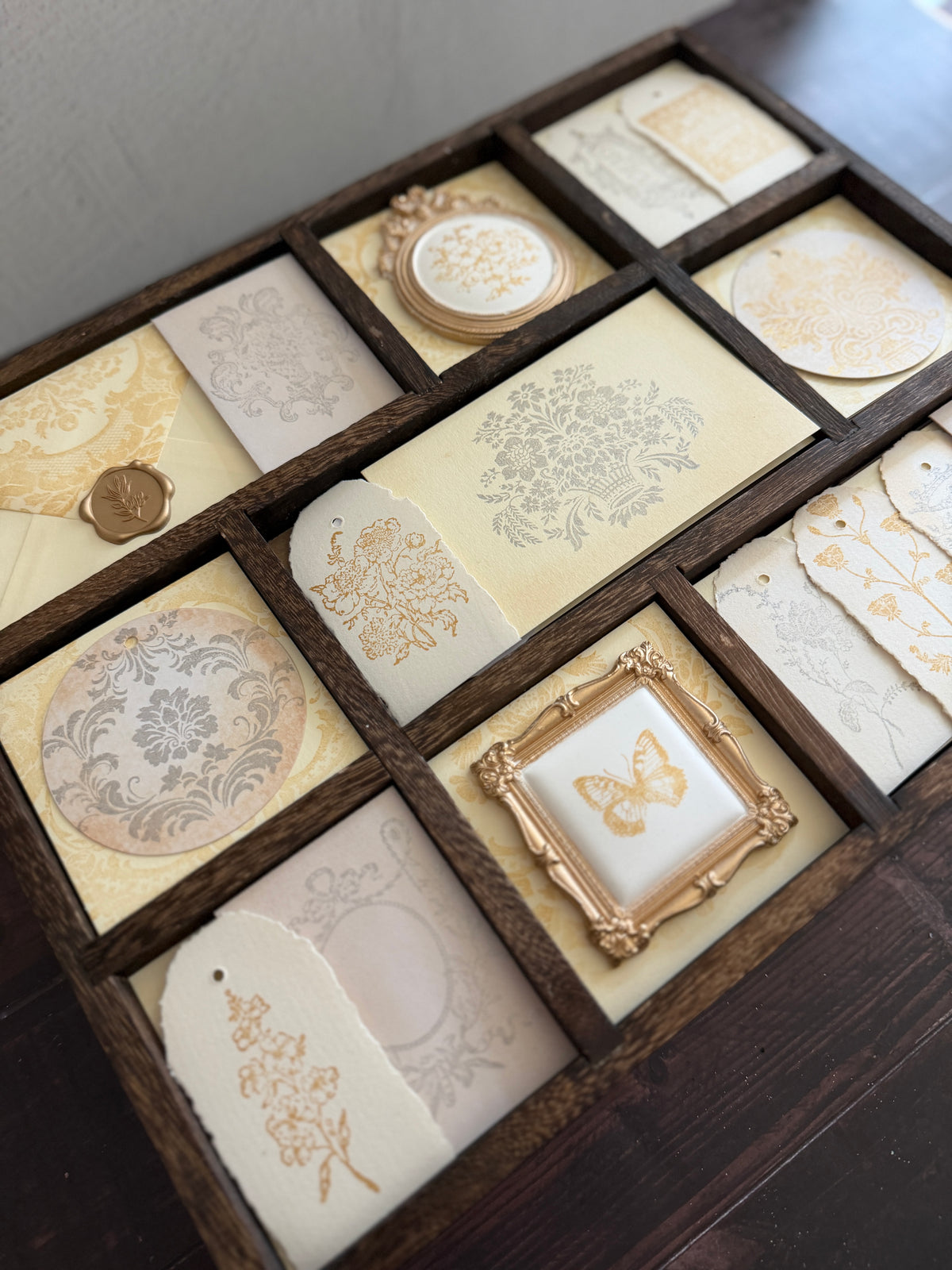 Gold Shimmer and Silver Sparkle Ink Pads