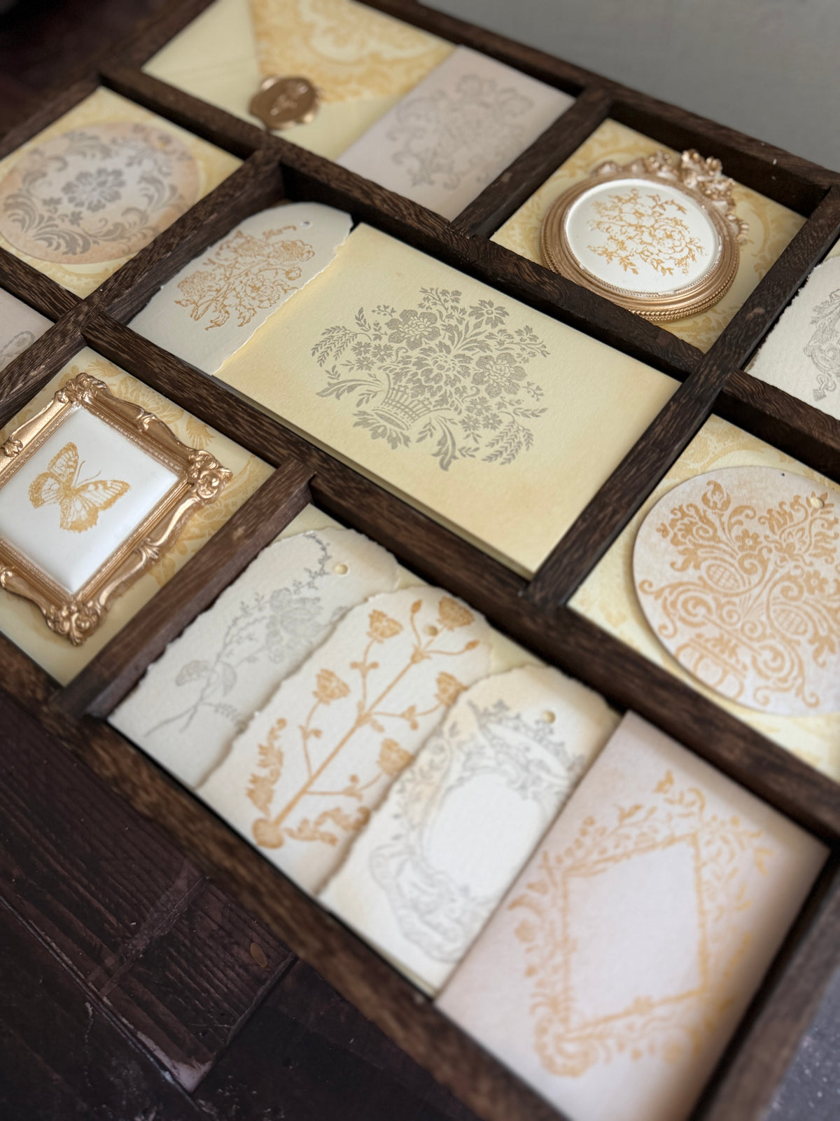 Gold Shimmer and Silver Sparkle Ink Pads