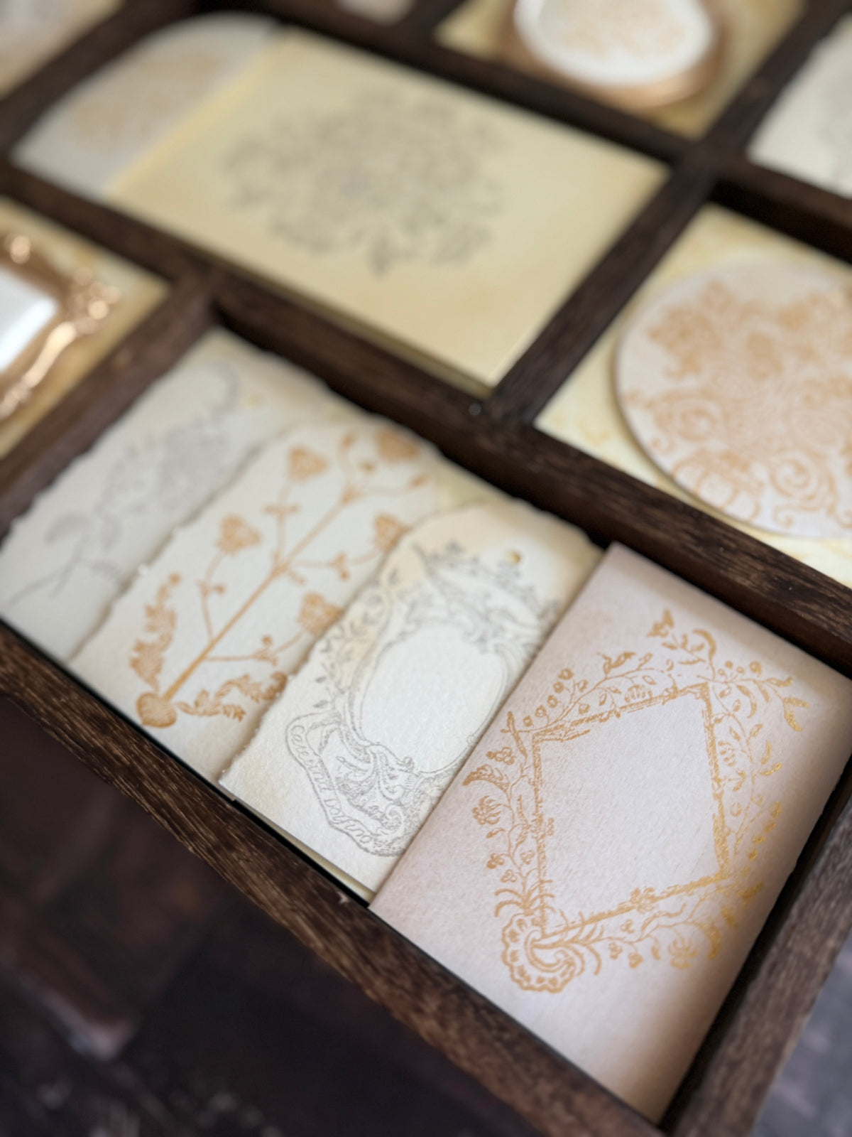 Gold Shimmer and Silver Sparkle Ink Pads