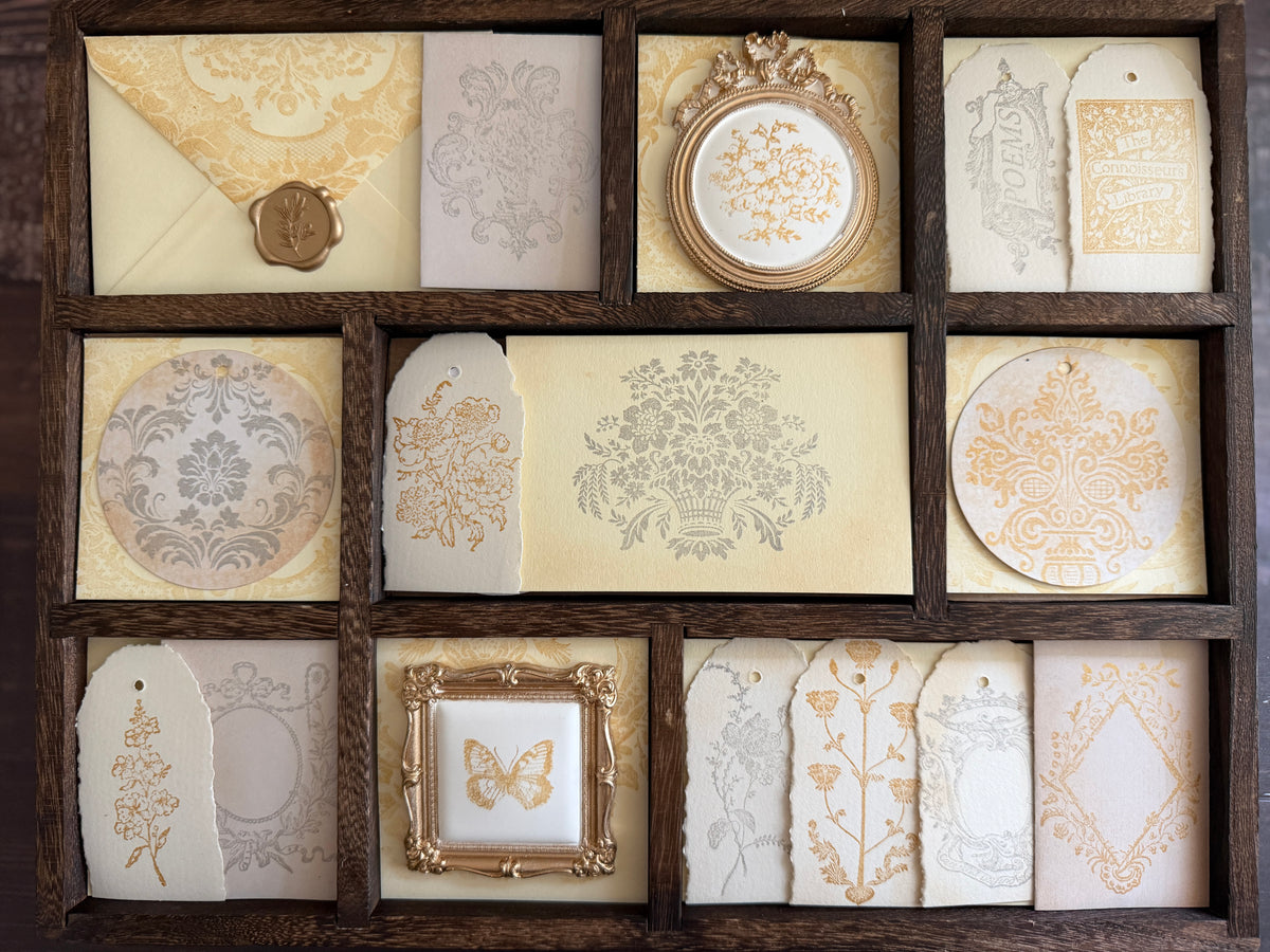 Gold Shimmer and Silver Sparkle Ink Pads