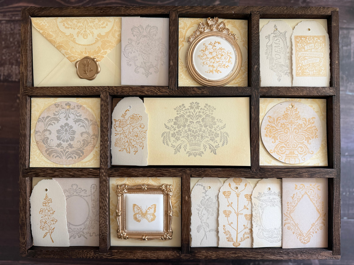 Gold Shimmer and Silver Sparkle Ink Pads