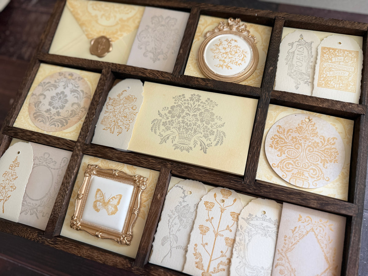 Gold Shimmer and Silver Sparkle Ink Pads