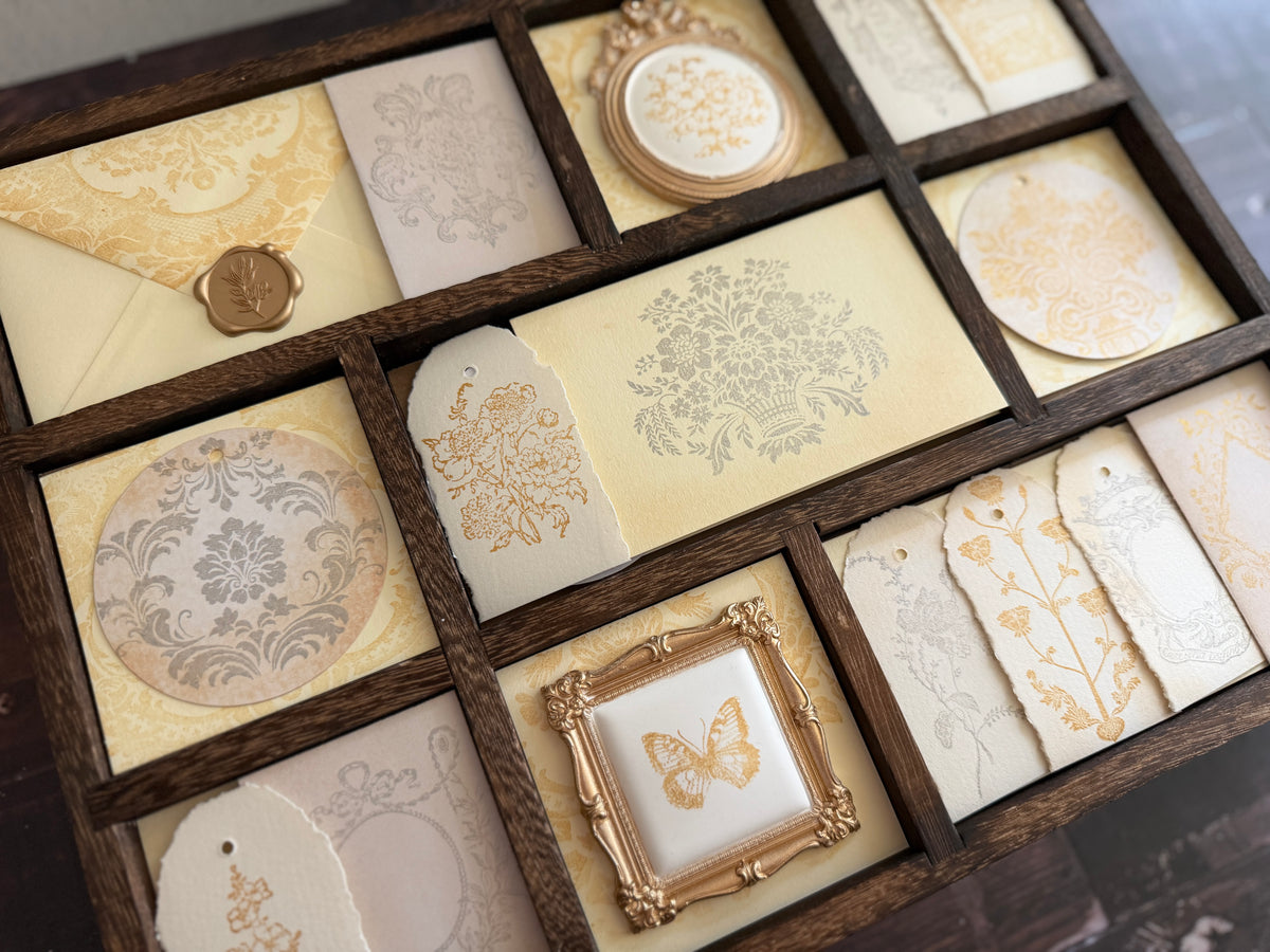 Gold Shimmer and Silver Sparkle Ink Pads