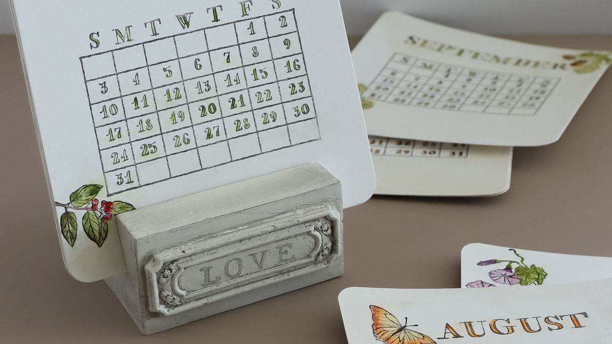 IOD A Timely Tale Stamp • Iron Orchid Designs • 6×6 Cottage Whimsy Planner & Bullet Journal Stamp Set • Ships in 1–2 Days