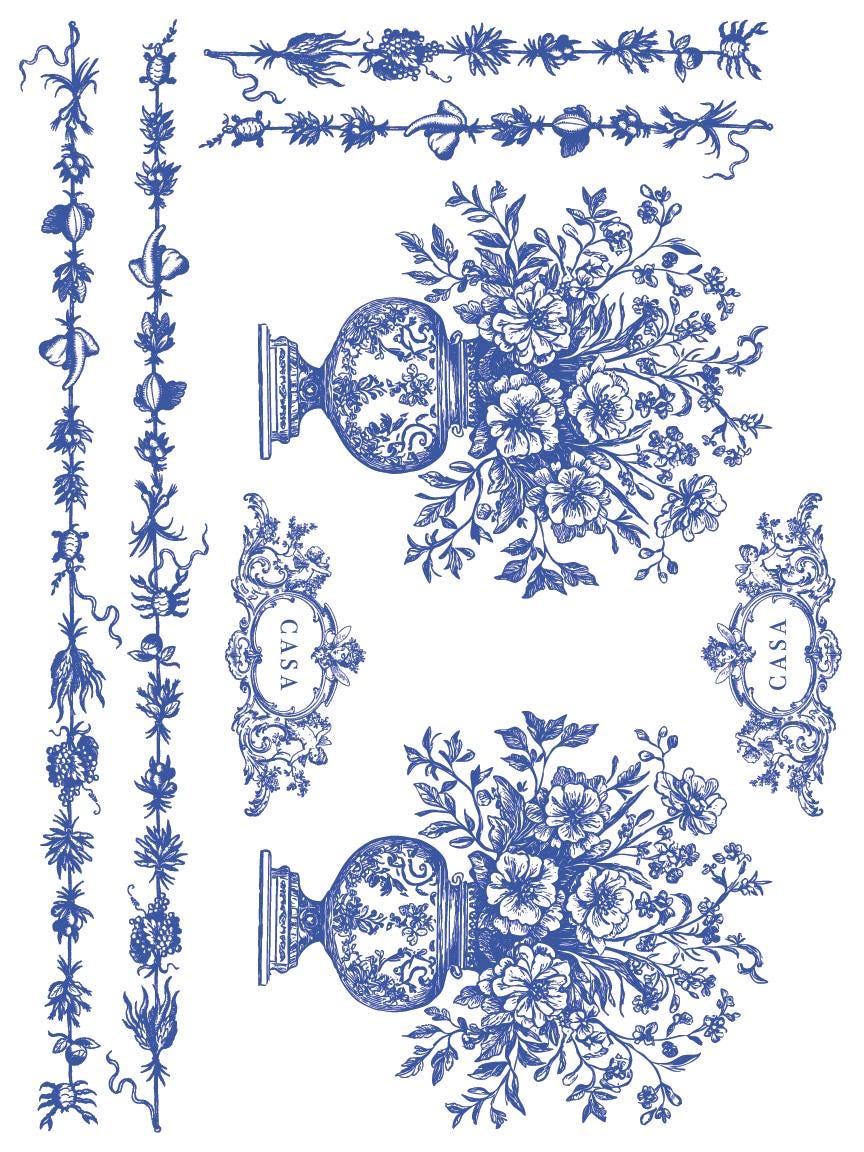 Portofino IOD Paint Inlay by Iron Orchid Design - Limited Release