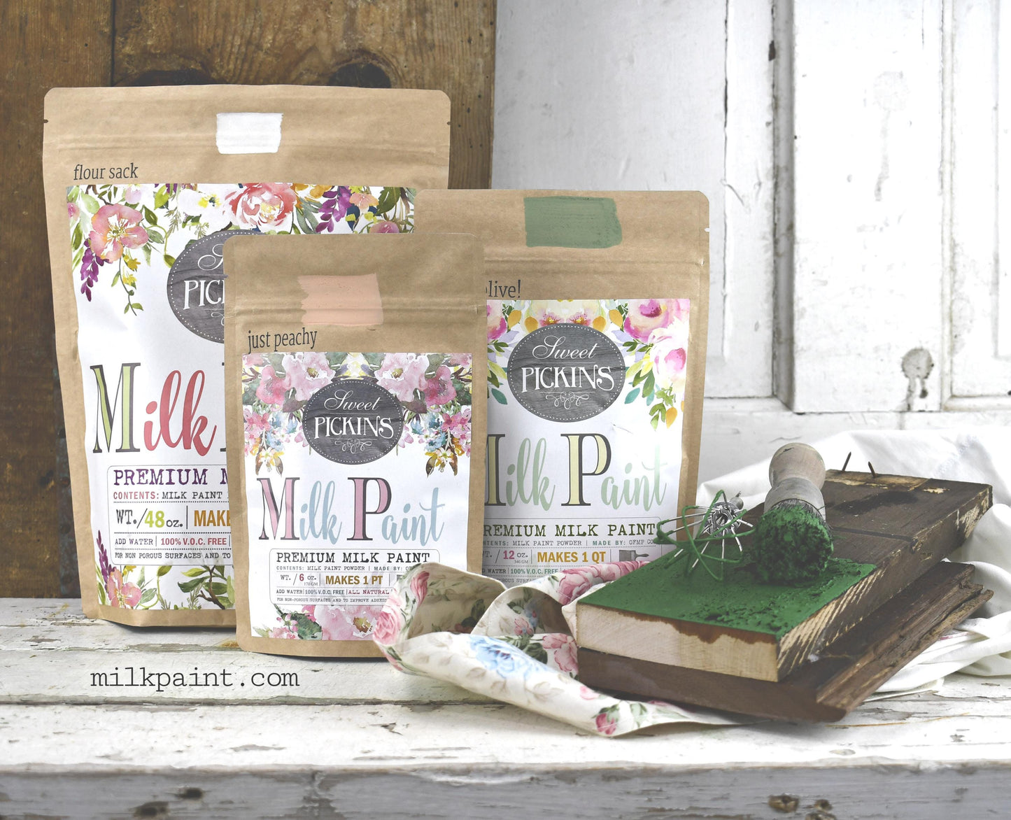 Sweet Pickins Milk Paint - Tickled Pink