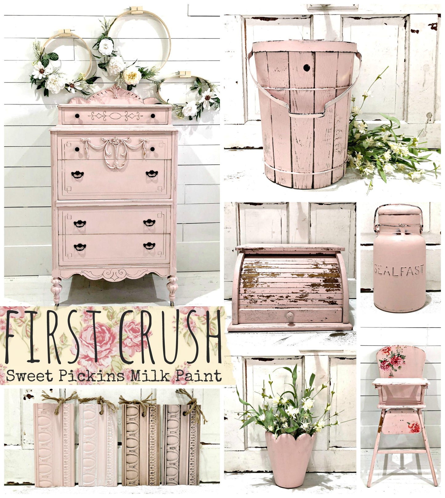 Sweet Pickins Milk Paint - First Crush