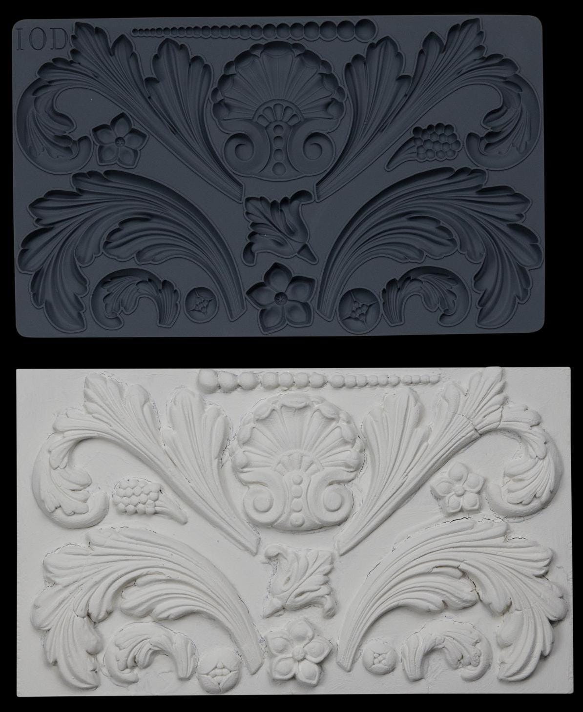 IOD Acanthus Scroll 6x10 Decor Mould