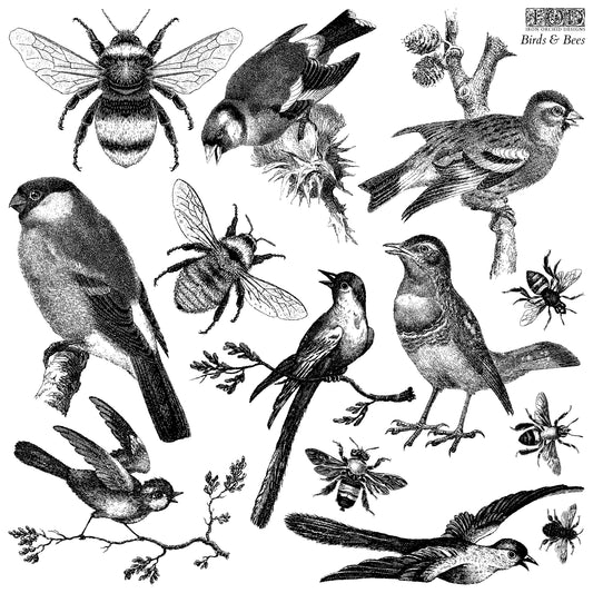 IOD Birds and Bees Stamp