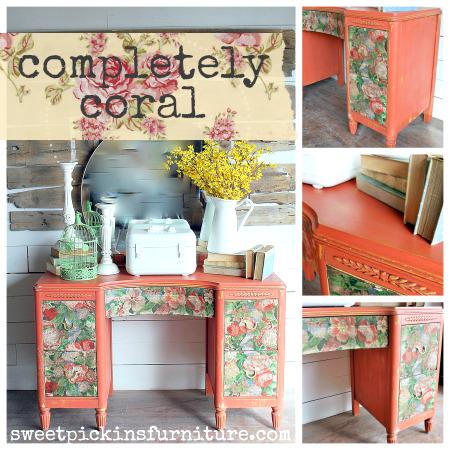 Sweet Pickins Milk Paint - Completely Coral