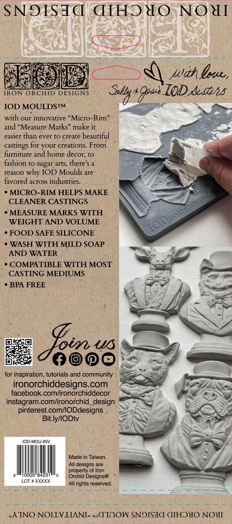 IOD Invitation Only 6x10 Decor Mould